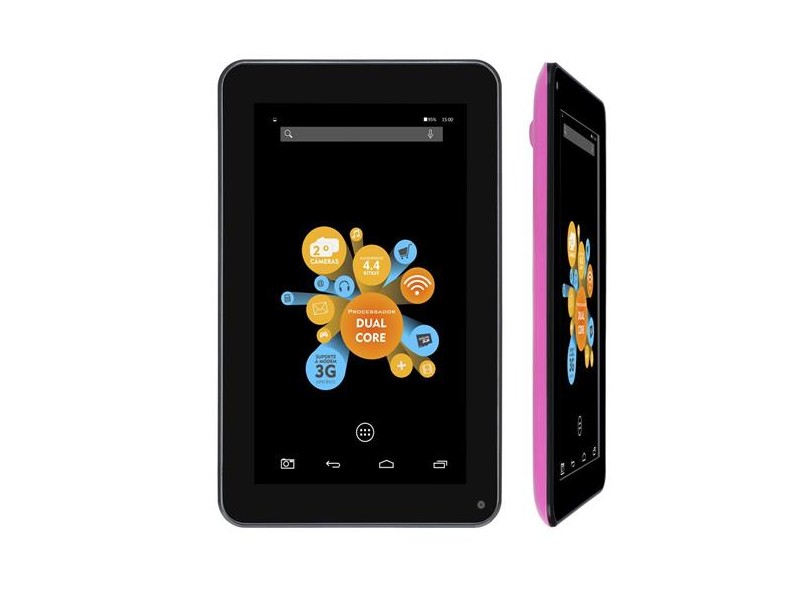 Tablet DL Eletrônicos 8.0 GB LCD 7 " Android 4.4 (Kit Kat) i-Style Plus