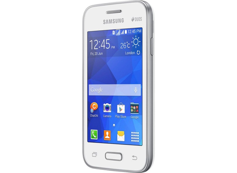 Smartphone Samsung Galaxy Young 2 Duos SM-G130M 2 Chips 4GB Android 4.4 (Kit Kat) 3G Wi-Fi
