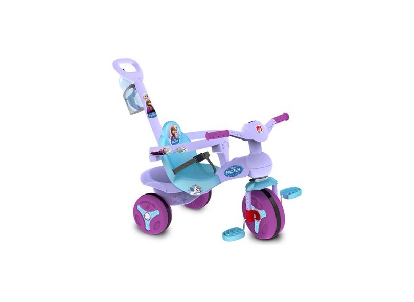 Triciclo Infantil com Empurrador Motoca Passeio Velotrol