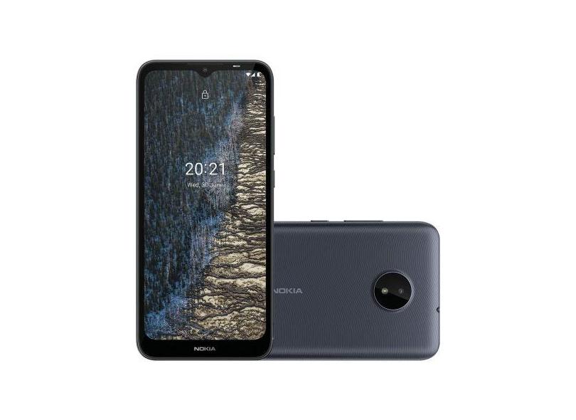 Smartphone Nokia NK038 C20 32GB 2G RAM Câmera 5MP e Frontal 5MP, Azul