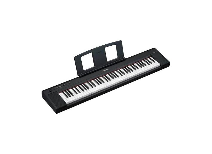 Piano Digital NP 35B Piaggero Preto 76 Teclas com Fonte Bivolt Yamaha