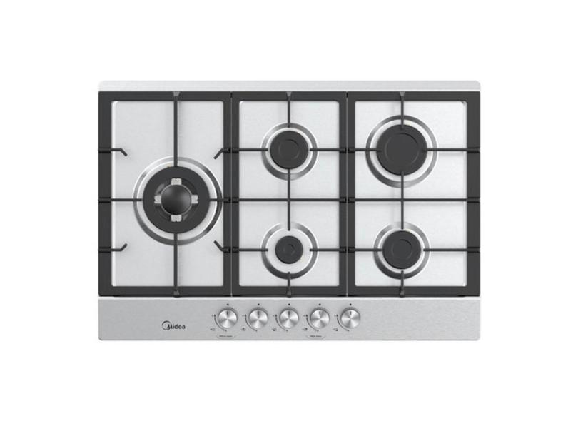 Cooktop Midea 5 Bocas 60 Hz 3800w Bivolt Tripla Chama Cyb5b