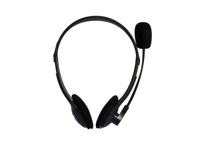 Headset com Microfone Controle de Volume Mymax PHN-M82MV/BK