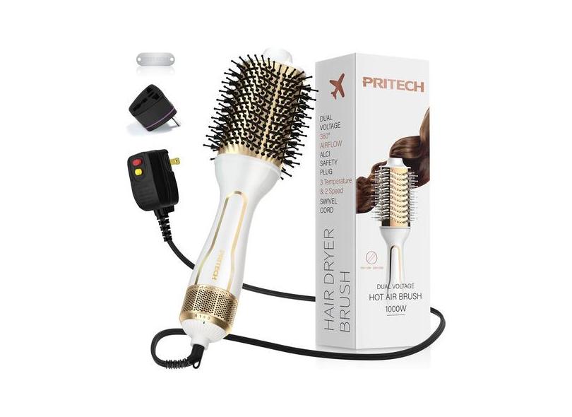 Escova Para Secador De Cabelo Pritech Dual Voltage 1000w 4 E PRITECH