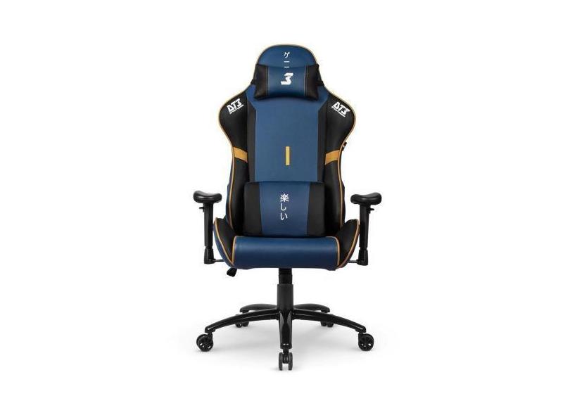 Cadeira Gamer Dt3 Sports Tanoshii V2 Preto E Azul