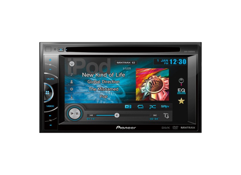 DVD Player Automotivo Pioneer Tela TouchScreen 6 " USB AVH-X1680DVD