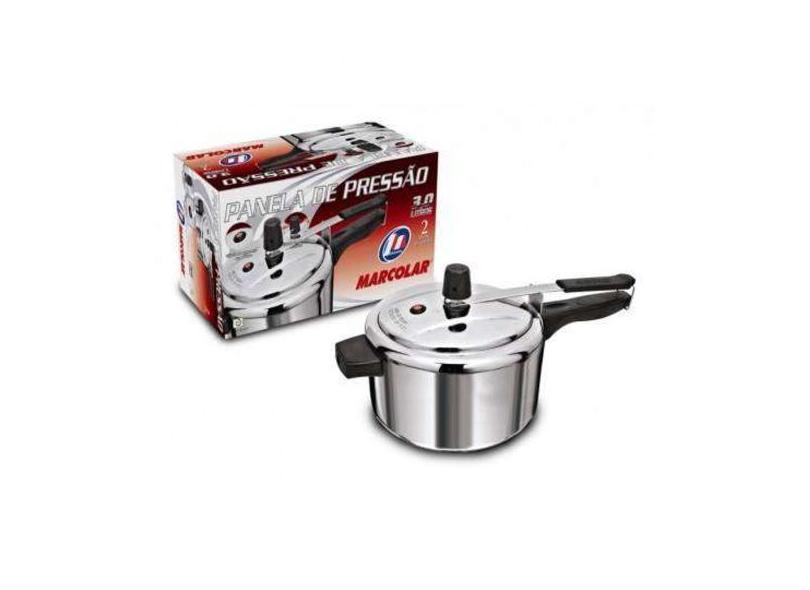 Panela De Pressão 3 Litros Polida Marcolar