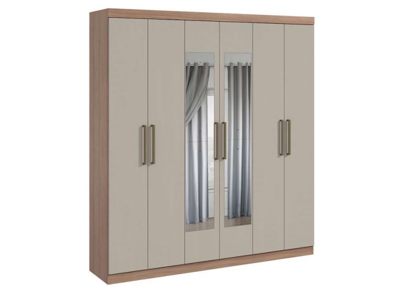 Guarda-Roupa Casal 6 Portas 3 Gavetas Jazz Lopas