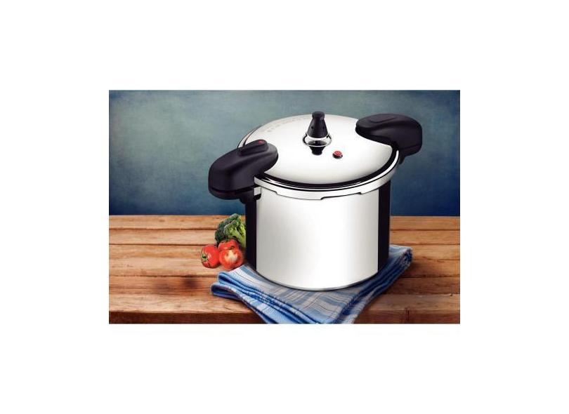 Panela De Pressão Tramontina Polida Valência 10L Polida 24cm