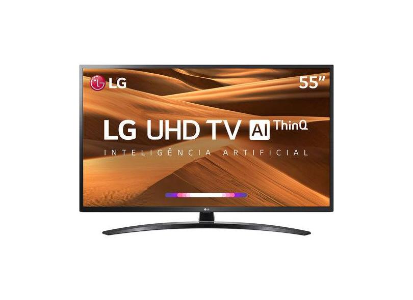 Smart TV TV LED 55 " LG ThinQ AI 4K Netflix 55UM761C0SB 4 HDMI