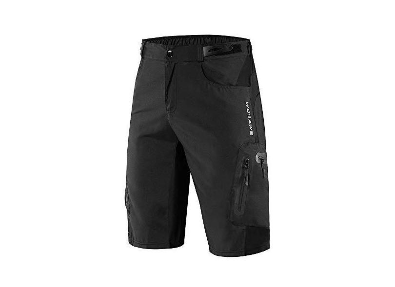 DOYING Homens Solto Fit Shorts de Ciclismo Respirável Secagem Rápida MTB Shorts de Bicicleta Esportes Ao Ar Livre Correndo de Bicicleta Equitação de Calções de Verão Casuais com 7 Bolsos