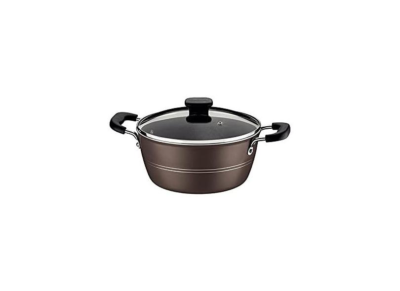 Caçarola Tramontina Sicília em Alumínio com Revestimento Interno e Externo em Antiaderente Starflon Excellent Avelã 20 cm 2,4 L