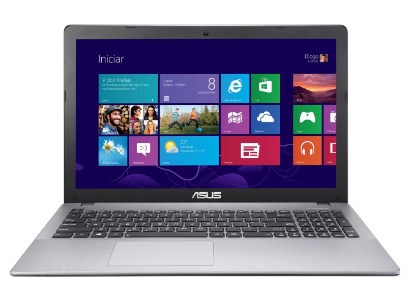 Notebook Asus Intel Core i5 3317U 3ª Geração 6 GB de RAM HD 500 GB LED 15,6" Windows 8 X550CA-BRA-XX502H
