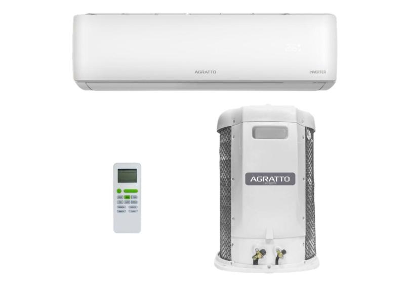 Ar-Condicionado Split Hi Wall Agratto 18000 BTUs Frio Inverter Liv Top LCST18FE-02 / LCST18FI-02