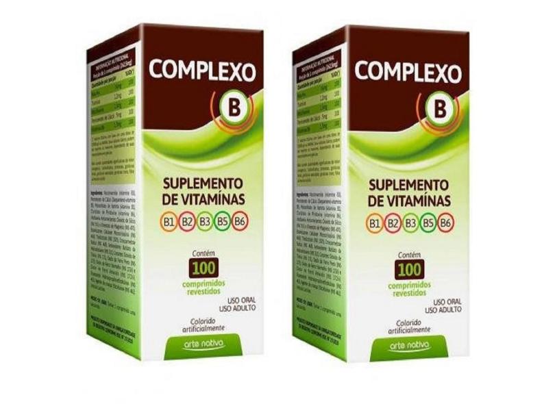 Kit Complexo B Com 2X100 Suplemento Vitamínico Completo com o Melhor ...