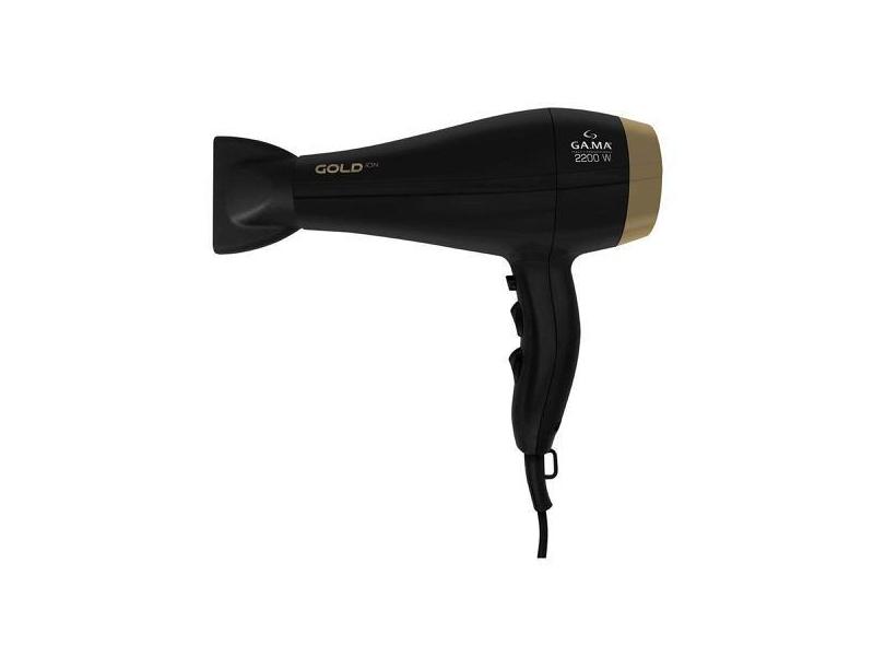 Secador De Cabelo Gama Gold Íon Com Óleo Essencial De Argan