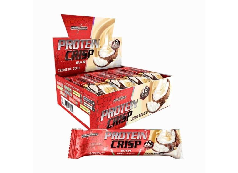 Barra de Proteína Protein Crisp Bar - caixa com 12 unidades-Unissex