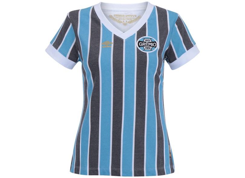 Camisa Retrô Feminina Grêmio 1983 Umbro