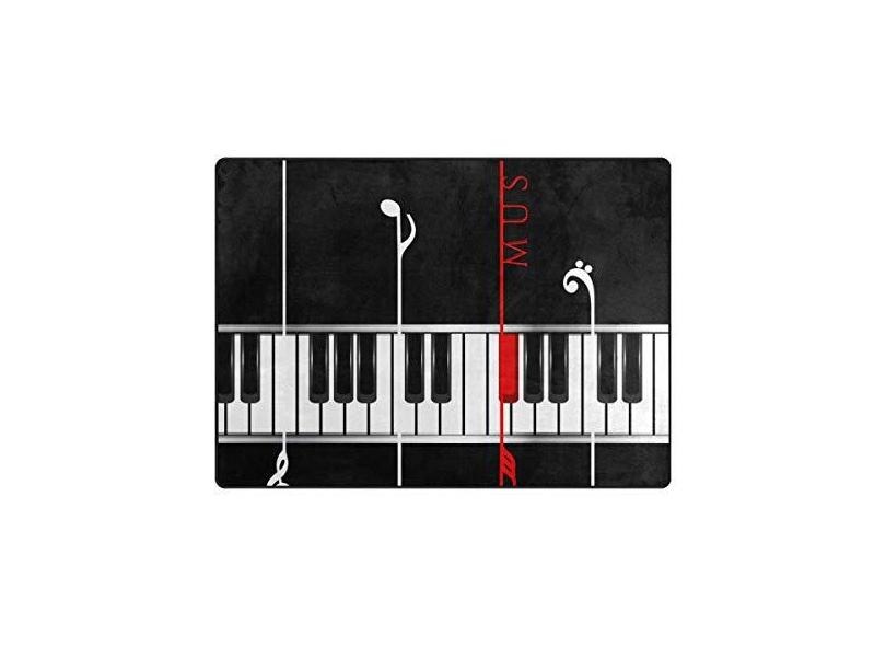 ColourLife Tapetes de área leve e macio tapete de piano musical para  crianças, sala de jogos, piso de madeira, sala de estar, 203 x 147 cm em  Promoção é no Buscapé