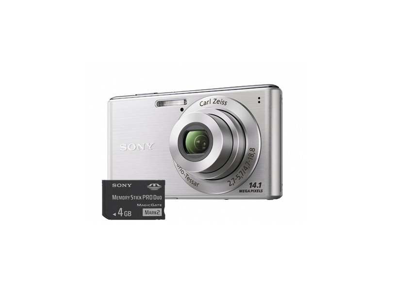 Câmera Digital Sony CyberShot 14,1 MP DSCW530 com o Melhor Preço é no