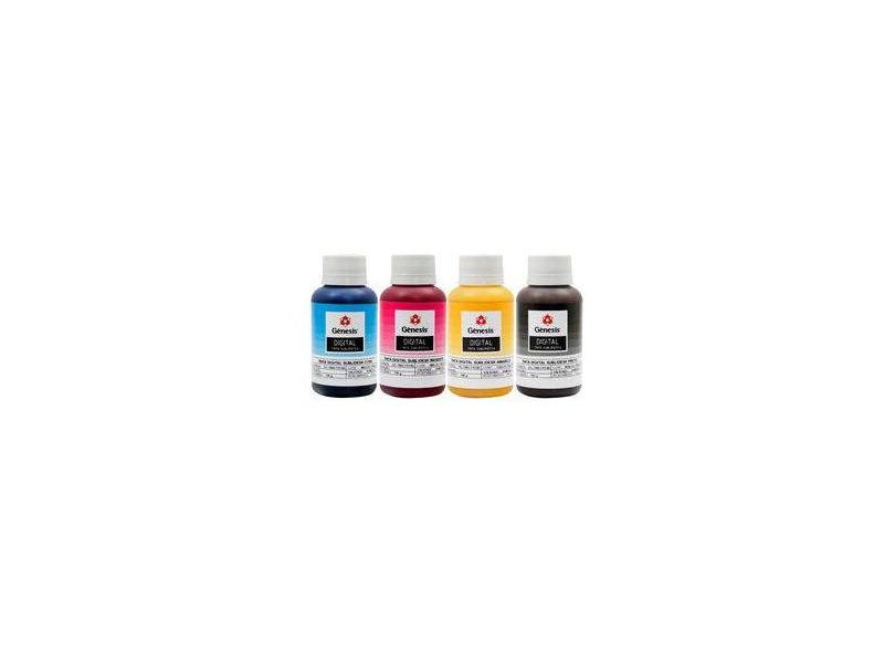 Compatível Kit 4 Tintas Para Epson L575 Sublimática Ecotank Cmyk 100ml Gênesis Com O Melhor 7594