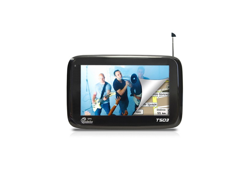 GPS Automotivo Apontador T503 5,0 " Touchscreen
