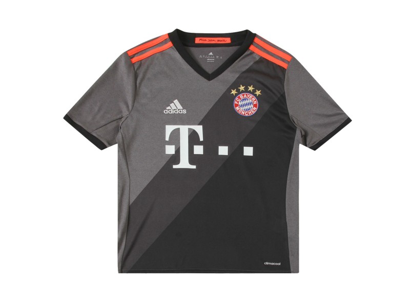 Camisa Torcedor infantil Bayern de Munique II 2016/17 sem Número Adidas