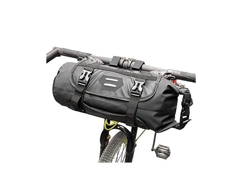 AKT Bolsa de tubo frontal para bicicleta à prova d'água bicicleta guidão cesta pacote de ciclismo moldura frontal Pannier bicicleta acessórios