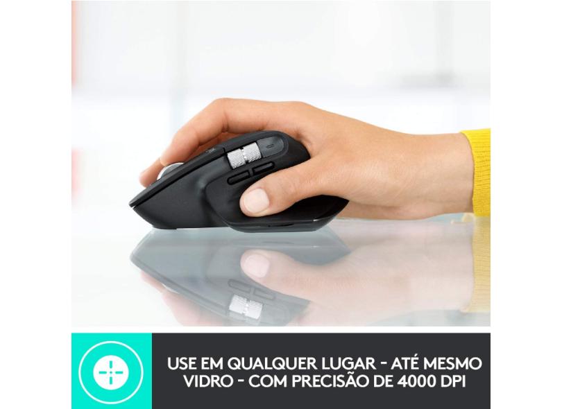 Mouse Laser sem Fio MX Master 3 - Logitech