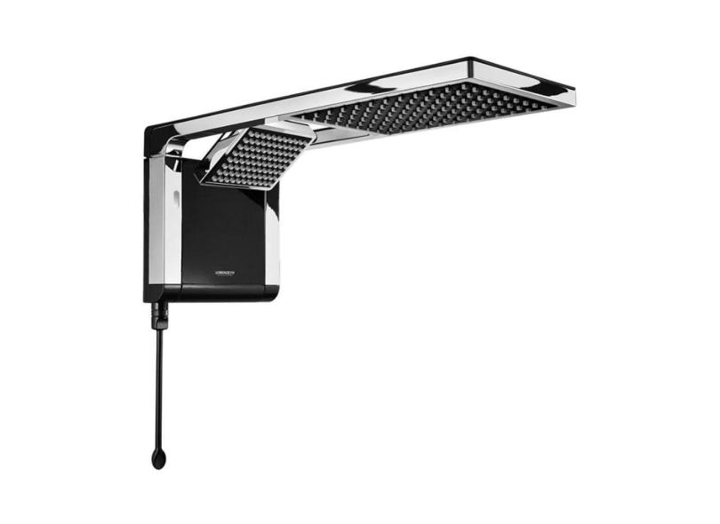 Chuveiro Lorenzetti Acqua Duo Flex 6800w Preto Com Cromado 220v
