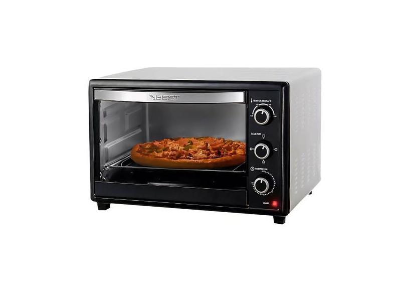 Forno Elétrico de Bancada 50 Litros com Bandeja Coletora e Grelha Best