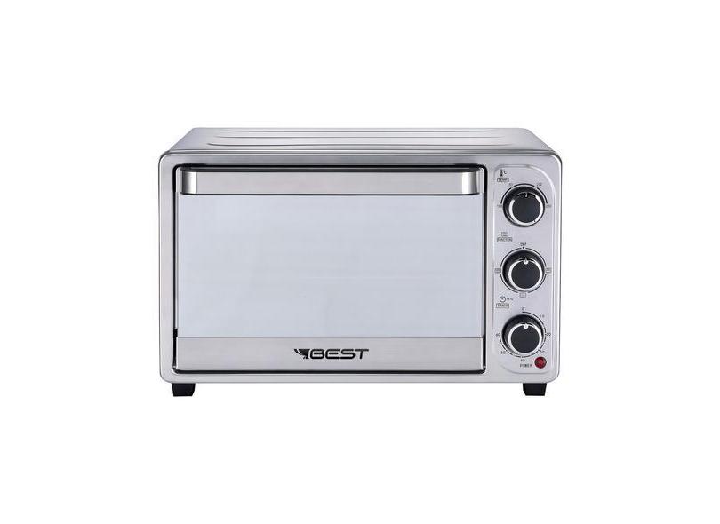 Forno Elétrico 46 Litros Inox Convecção Turbo Fan Best 110v FORNO ELÉTRICO 46 LITROS INOX
