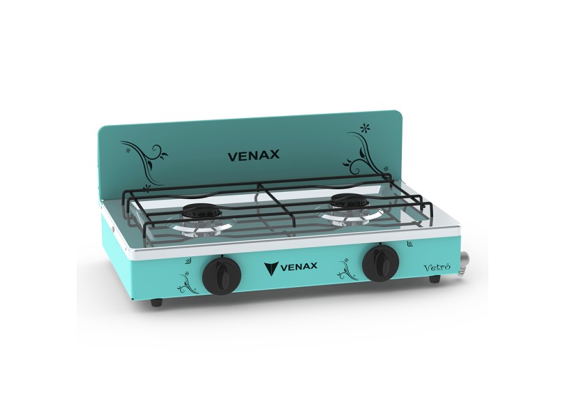 Fogão de Mesa Venax 2 Bocas Flamalar Vetrô