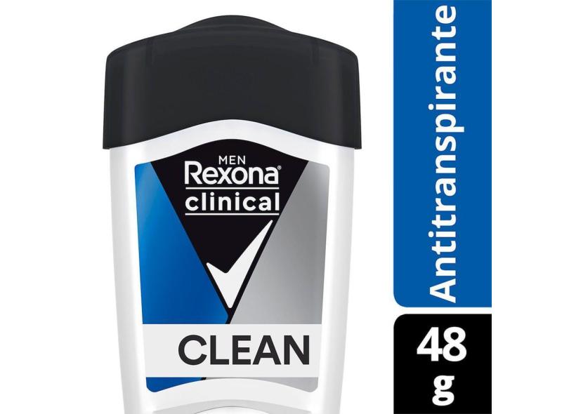 Desodorante Antitranspirante Rexona Men Clinical Clean Stick Com O ...