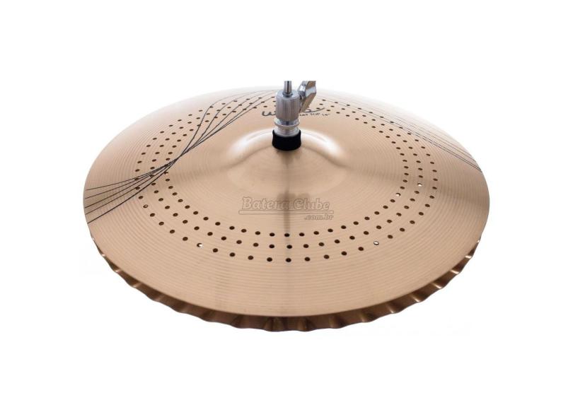 Kit de Pratos Orion WS Whisper WS90 Micro Furos com Chimbal 14¨, Crash