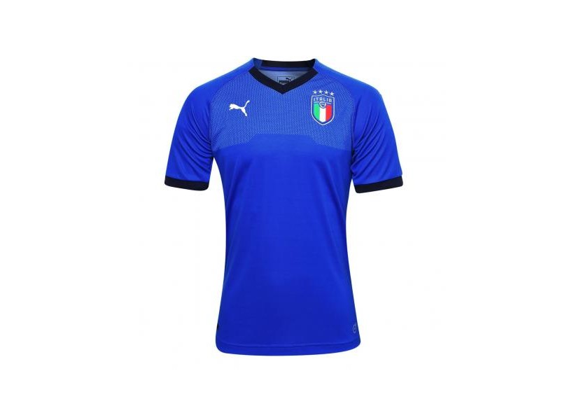 Camisa Torcedor Itália I 2018/19 sem Número Puma
