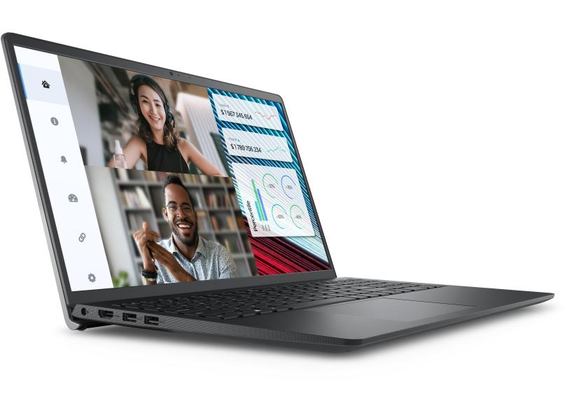 Notebook Dell Vostro 3520 V3520TGLW2061W Intel Core i3 1115G4 15,6" 8GB SSD 256 GB Windows 11 Leitor Biométrico