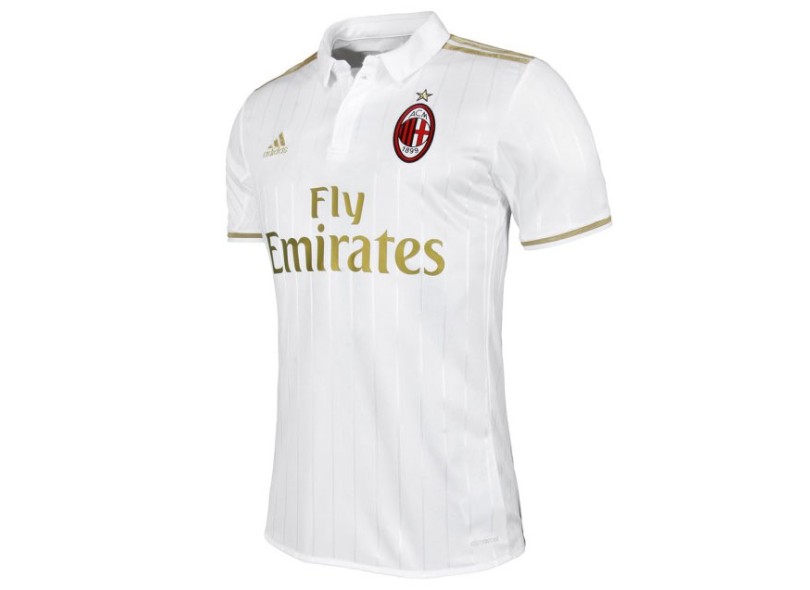 Camisa Torcedor Milan II 2016/17 sem Número Adidas