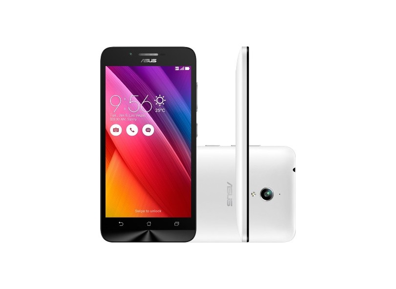 Smartphone Asus ZenFone Go ZC500TG 8,0 MP 2 Chips 16GB Android 5.1 (Lollipop) 3G Wi-Fi