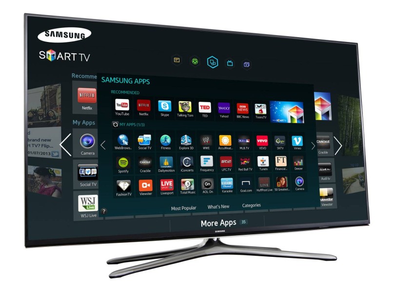 TV LED 48" Smart TV Samsung Série 6 Full HD 4 HDMI UN48H6300
