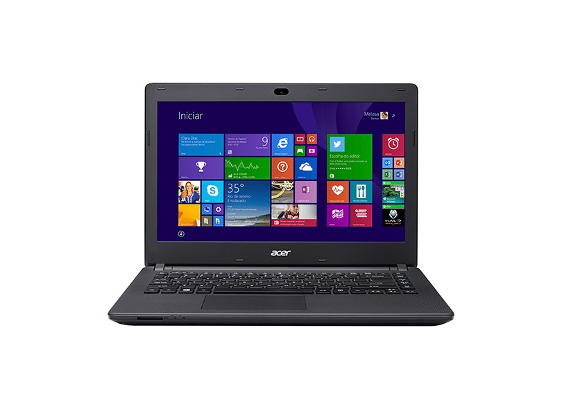 Notebook Acer Aspire E Intel Pentium N3540 4 GB de RAM HD 500 GB LED 14 " Windows 8.1 ES1-411-P5M3