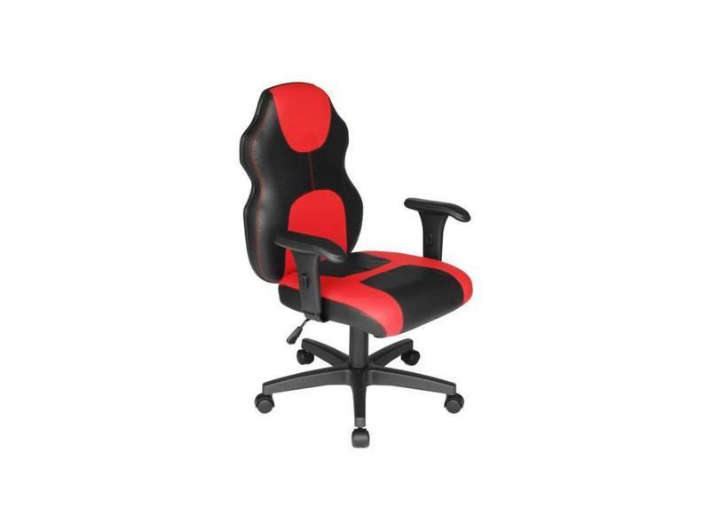 Cadeira Gamer Base Com Braço Linha Gamer Racing Vermelho - Design Offi