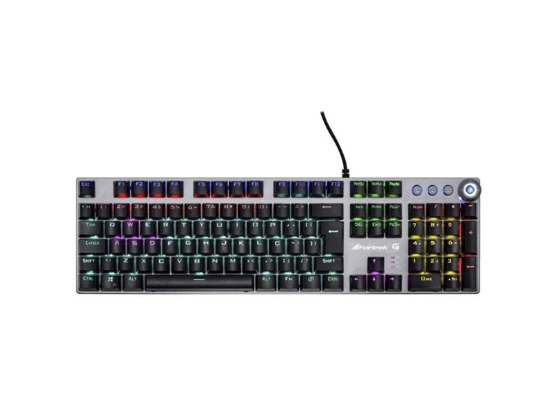 Teclado Gamer Mecânico Fortrek GPRO K7 Rainbow