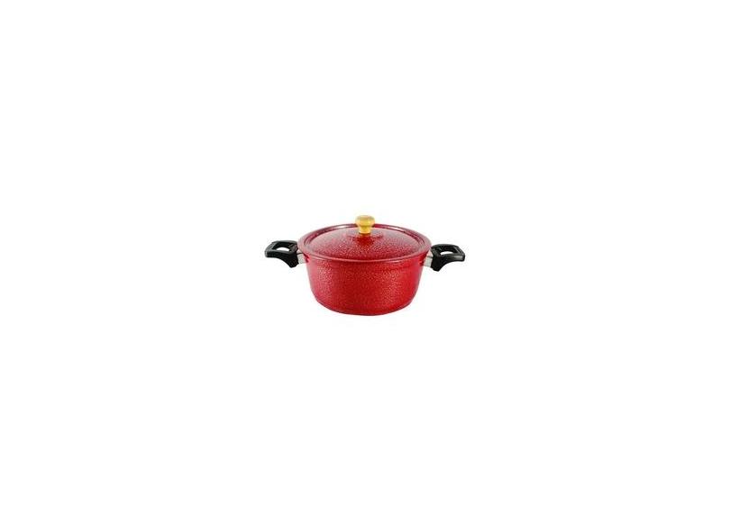 Caçarola de Alumínio Craqueada Alça Baquelite 16cm 