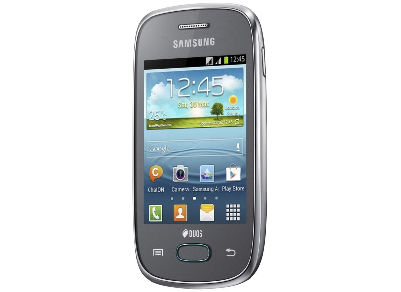 Smartphone Samsung Galaxy Pocket Neo Duos S5312 Câmera 2,0 MP Desbloqueado 2 Chips 4 GB Android 4.1 (Jelly Bean) Wi-Fi 3G