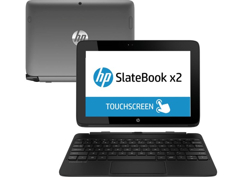Notebook Conversível HP Slatebook X2 Nvidia Tegra 4 2GB de RAM SSD 16 GB LED 10,1" Touchscreen Android 4.2 10-h010nr x2