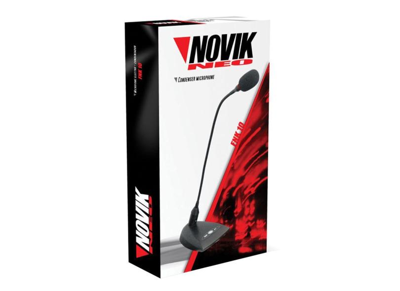 Novik Neo Microfone Fnk-10 De Mesa C/ Haste Flexivel