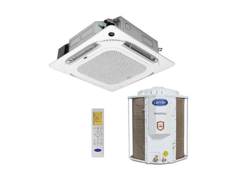 Ar Condicionado Split Cassete Carrier 4 Vias 18000 BTUS Frio Inverter 