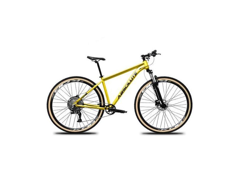 Bicicleta Aro 29 Absolute Nero 5 12v F. Hidráulicos Shimano, Amarelo, 