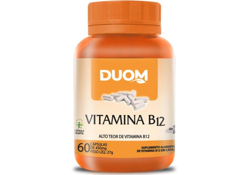 Vitamina B12 Cobalamina 1 Cápsula Ao Dia 60 Cápsulas - Duom Com O ...